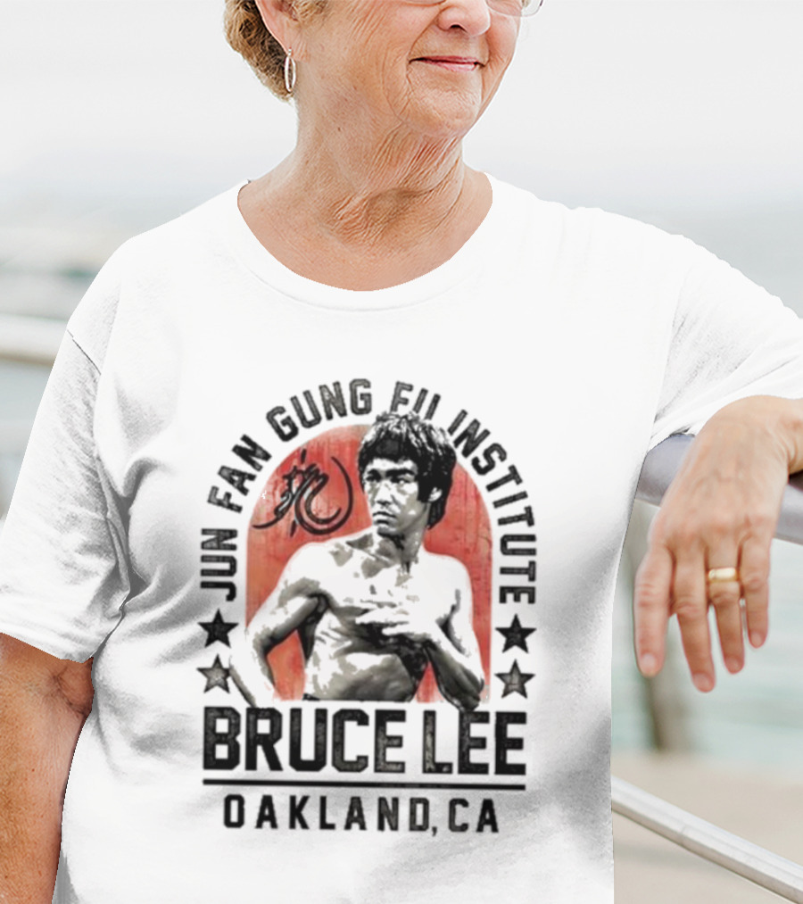 Bruce Lee Jun Fan Gung Fu Institute Oakland CA Martial Arts Legacy T-Shirt