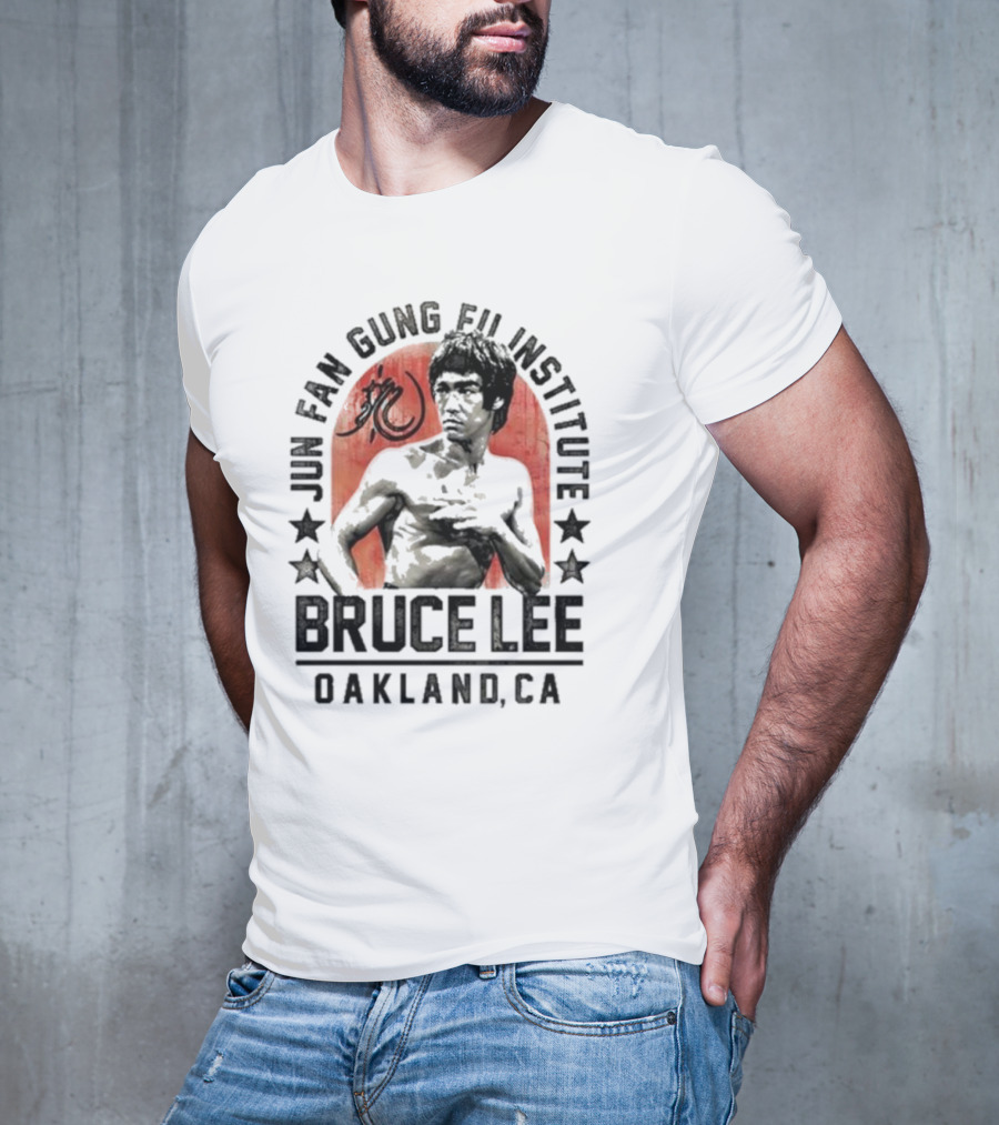 Bruce Lee Jun Fan Gung Fu Institute Oakland CA Martial Arts Legacy T-Shirt