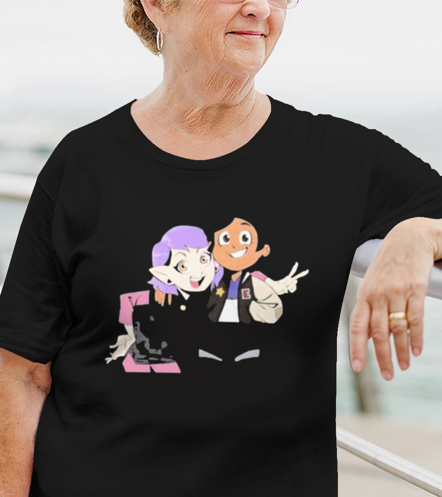 Dana Terrace Lumity The Owl House Luz And Amity Fan T-Shirt