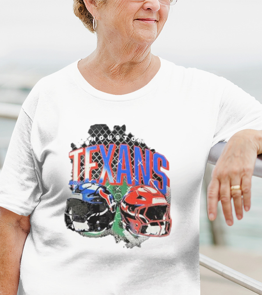 HOUSTON TEXANS HELMETS FOOTBALL GRIDIRON T-Shirt