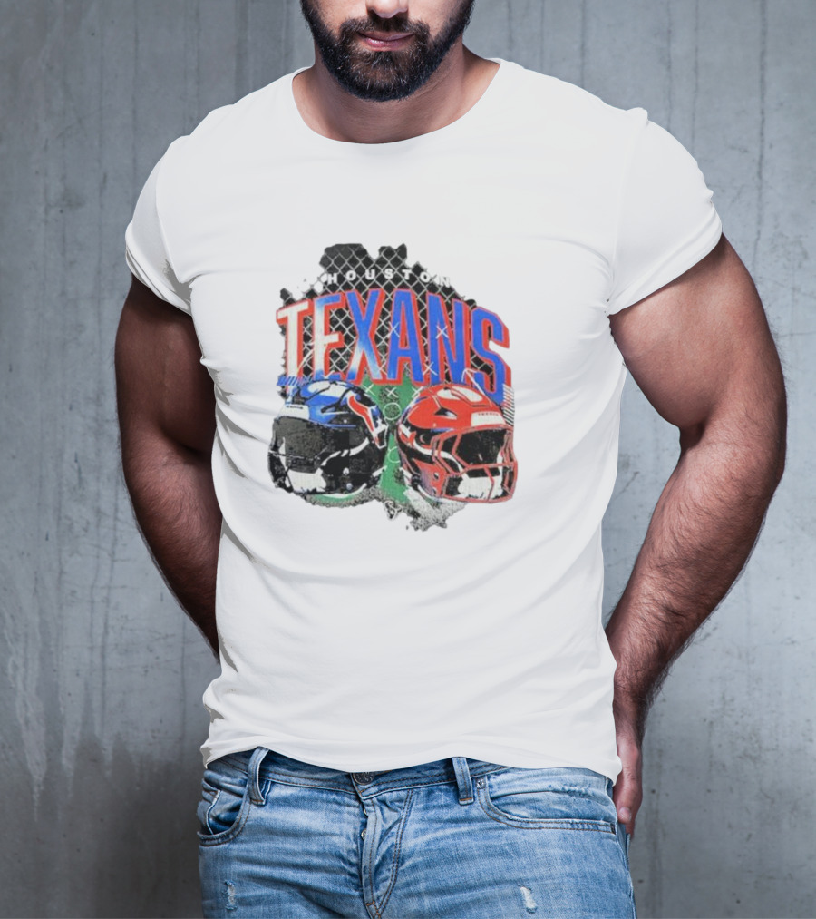 HOUSTON TEXANS HELMETS FOOTBALL GRIDIRON T-Shirt