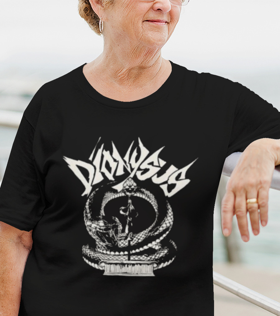 Dionysus Snake Artwork Kweeshop T-Shirt