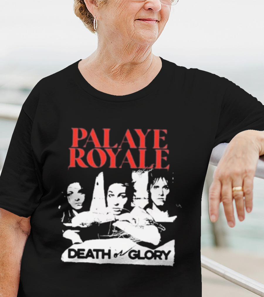 Palaye Royale Death Or Glory Band Member Portrait Trio T-Shirt