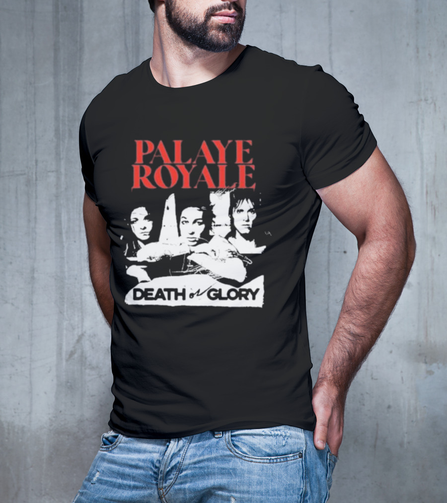 Palaye Royale Death Or Glory Band Member Portrait Trio T-Shirt