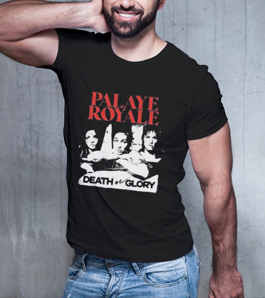 Palaye Royale Death Or Glory Band Member Portrait Trio T-Shirt