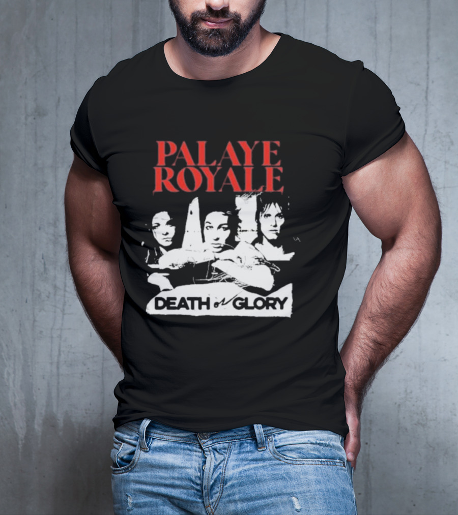Palaye Royale Death Or Glory Band Member Portrait Trio T-Shirt