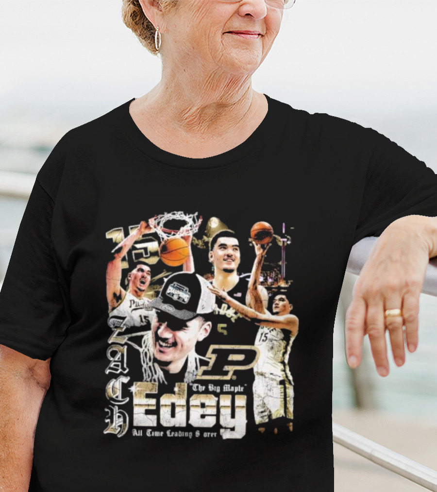 Zach Edey The Big Maple Purdue All Time Leading Scorer T-Shirt