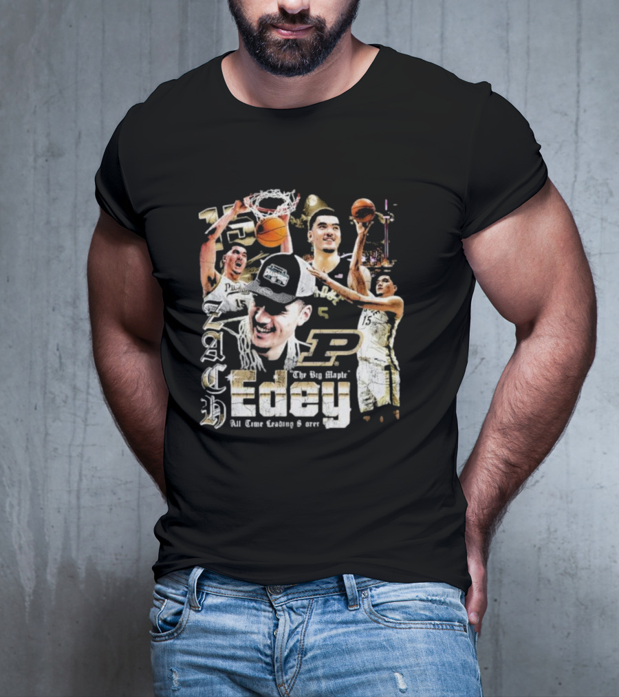 Zach Edey The Big Maple Purdue All Time Leading Scorer T-Shirt