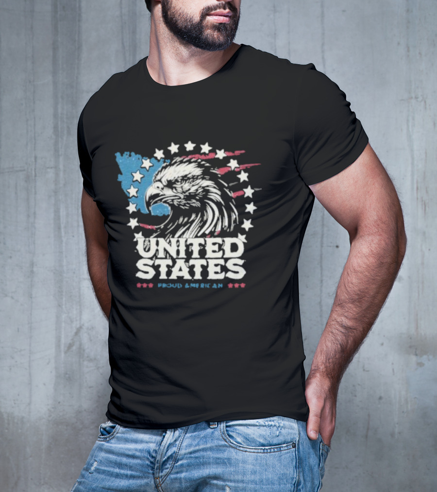 United States Proud American Eagle T-Shirt