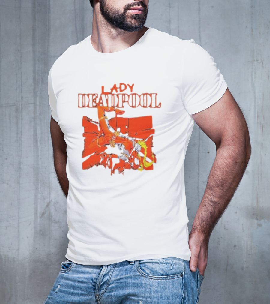 Rob Liefeld Lady Deadpool T-Shirt