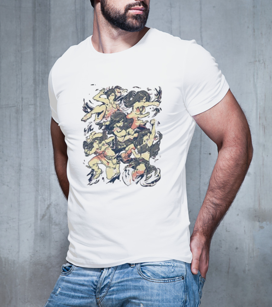 Seventh Heaven HelloWinter Dynamic Character Collage T-Shirt