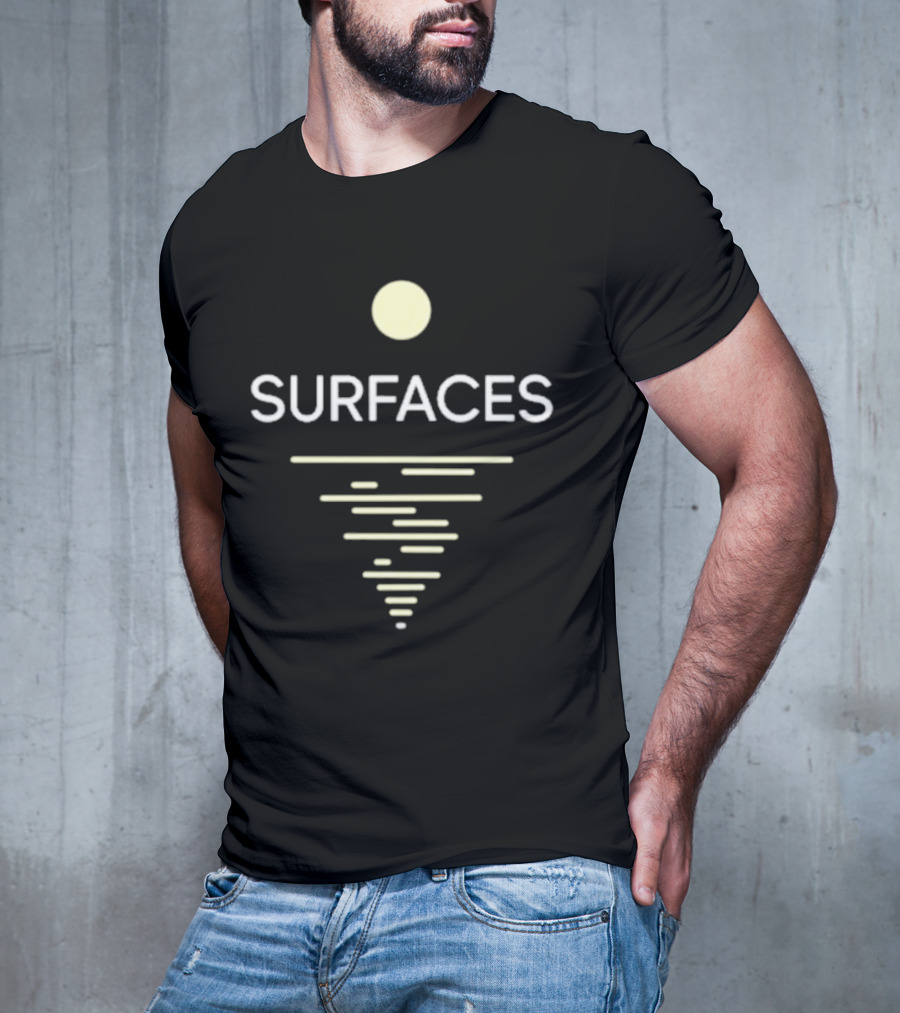 Surfaces Good Morning Tan Sun Lines T-Shirt