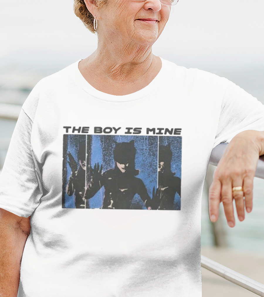 The Boy Is Mine Catwoman Reflection Trio T-Shirt