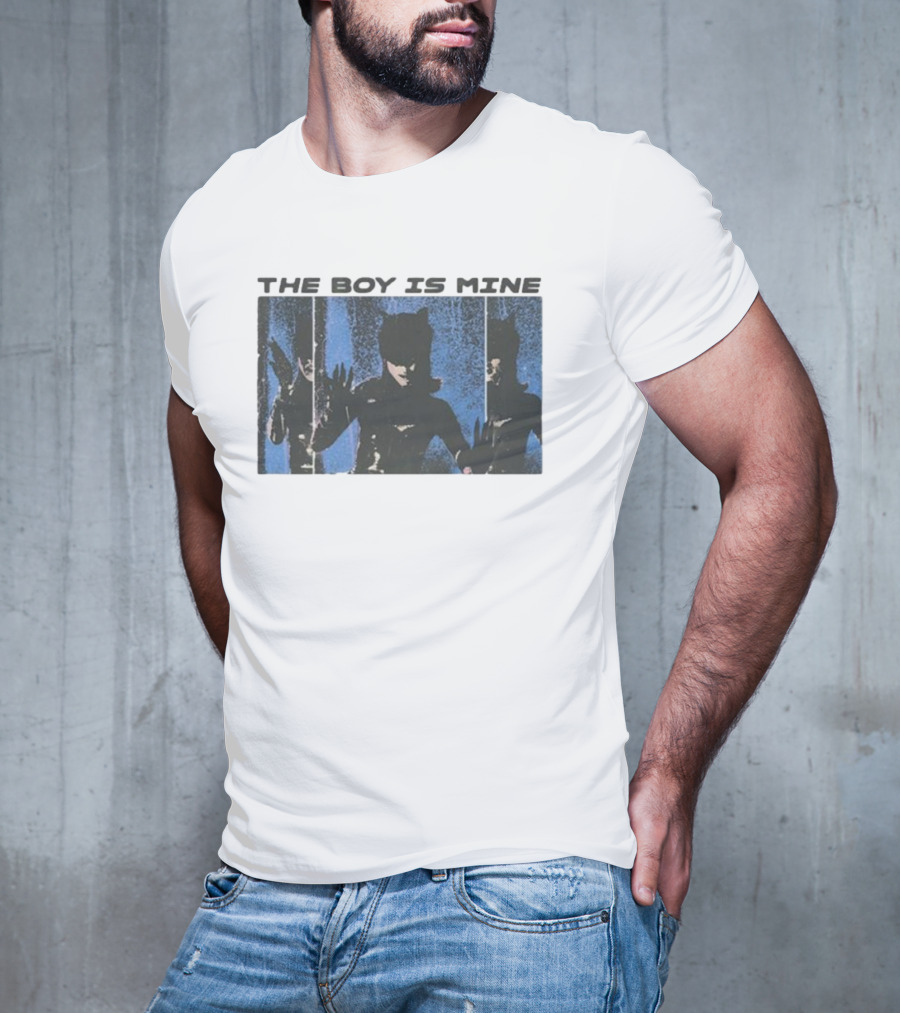 The Boy Is Mine Catwoman Reflection Trio T-Shirt