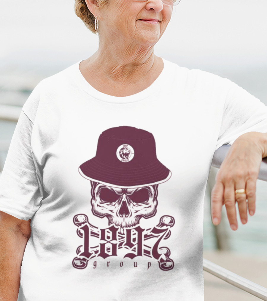1897 Group Skull With Hat T-Shirt