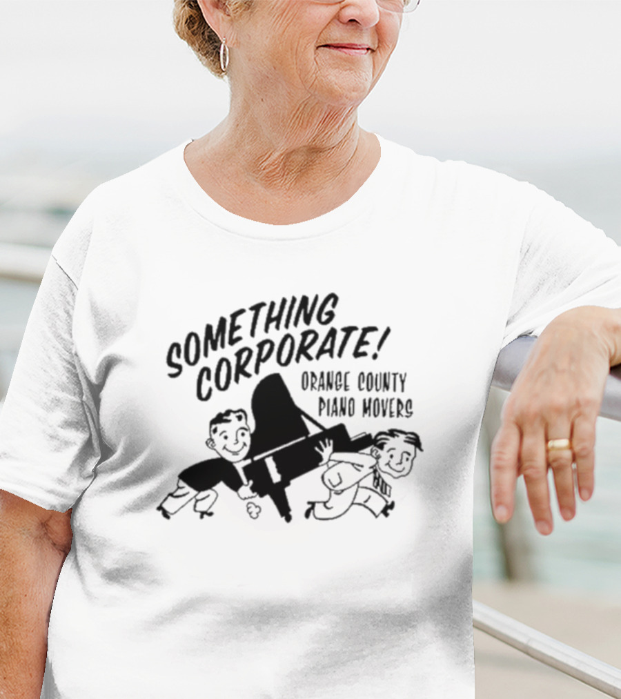 Something Corporate Orange County Piano Movers Andrew McMahon T-Shirt
