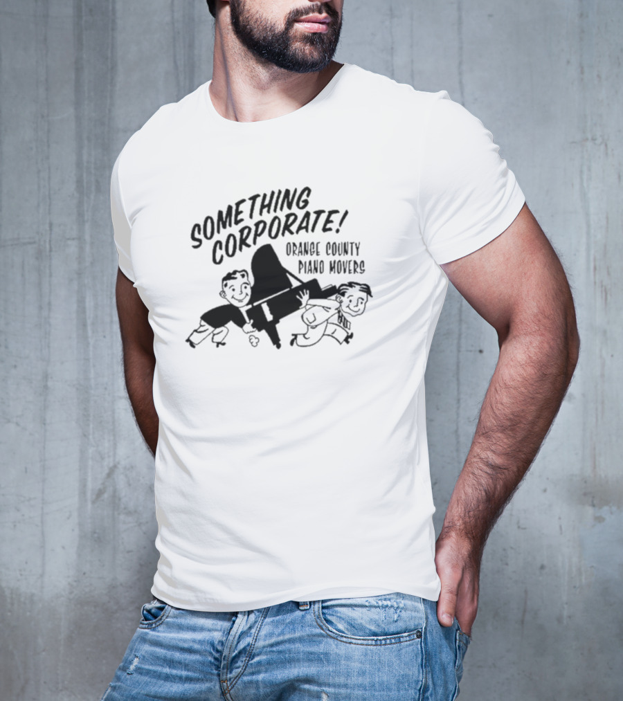 Something Corporate Orange County Piano Movers Andrew McMahon T-Shirt