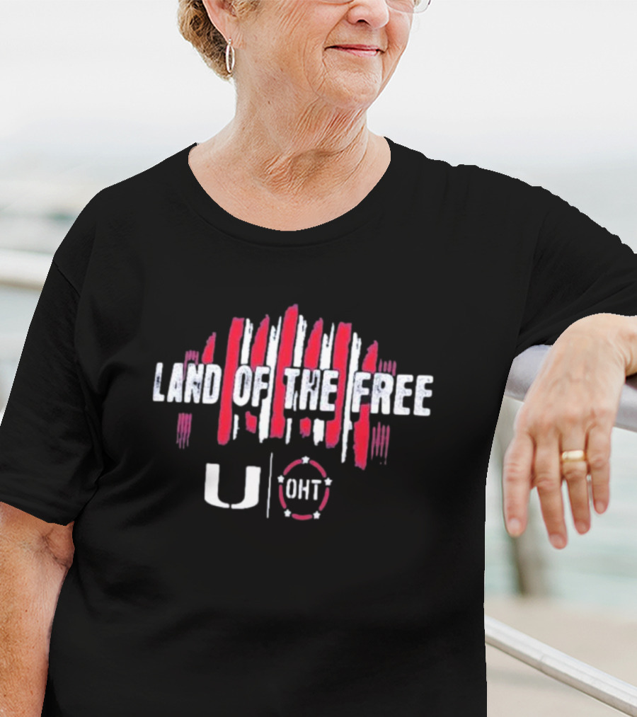 Land Of The Free Miami Hurricanes U OHT T-Shirt