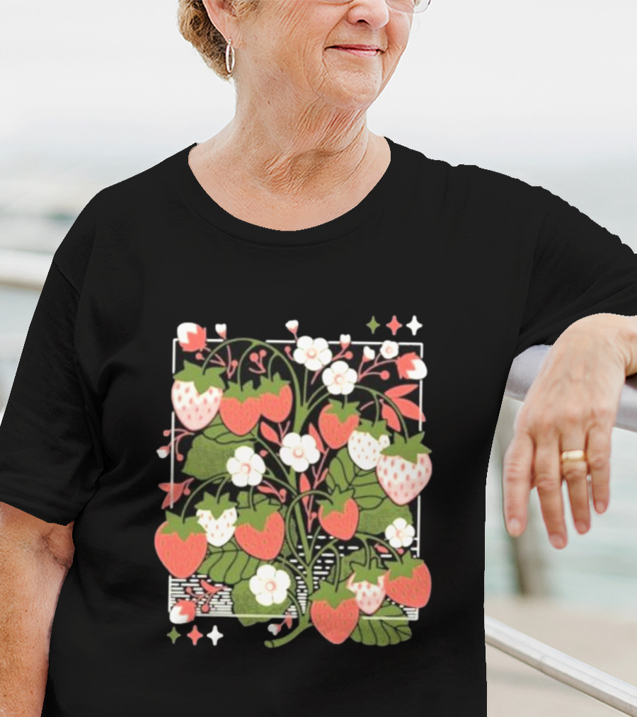 Doki Rosi Strawberry Fields Floral T-Shirt