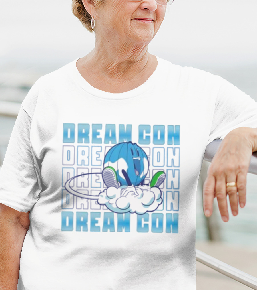 Dream Con Globoy Blue Planet And Sneakers T-Shirt