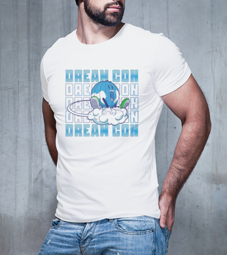 Dream Con Globoy Blue Planet And Sneakers T-Shirt