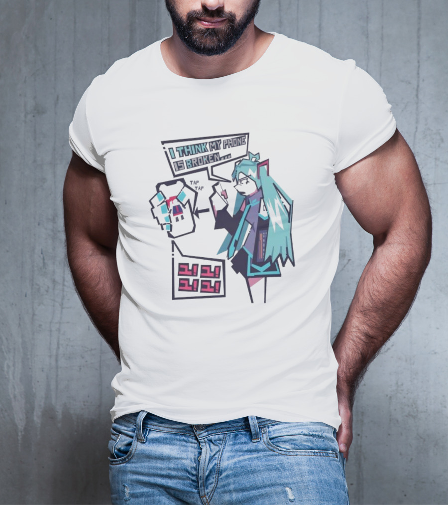 I Think My Phone Is Broken Tap Tap になに Nani Nani T-Shirt