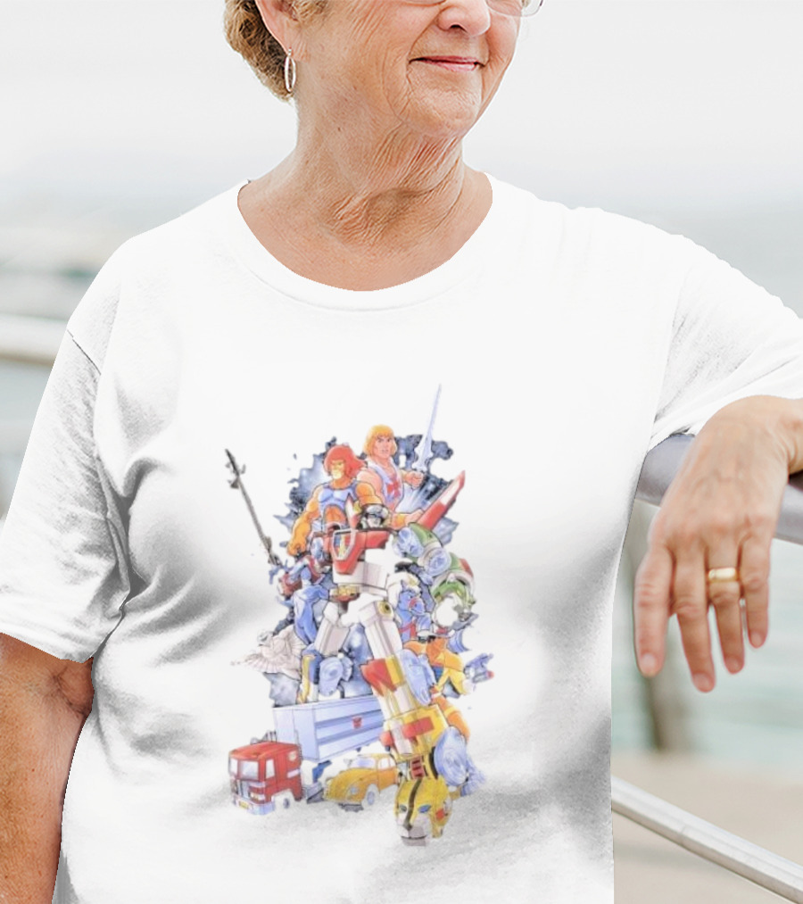 The 80’s Fuking Ruled Cartoon Characters Transformers Voltron Masters Of The Universe T-Shirt