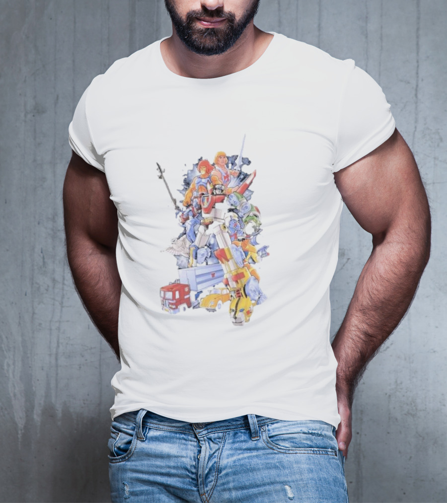 The 80’s Fuking Ruled Cartoon Characters Transformers Voltron Masters Of The Universe T-Shirt