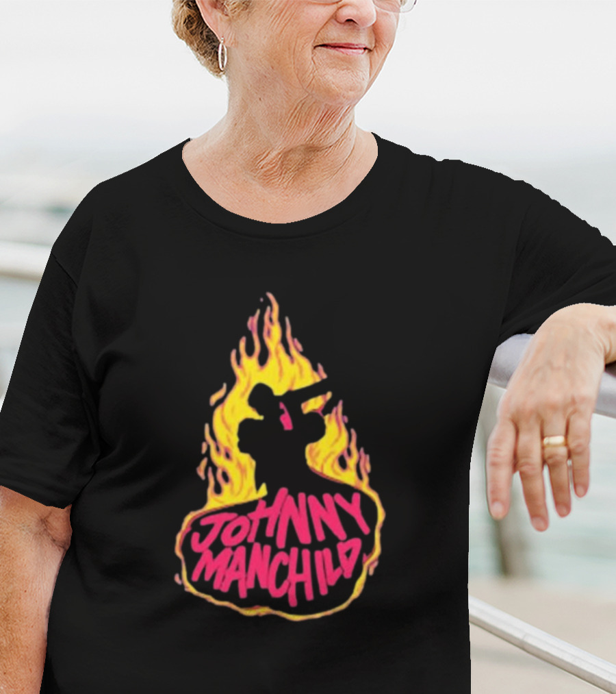 Johnny Manchild Fire Dance Silhouette Flame T-Shirt