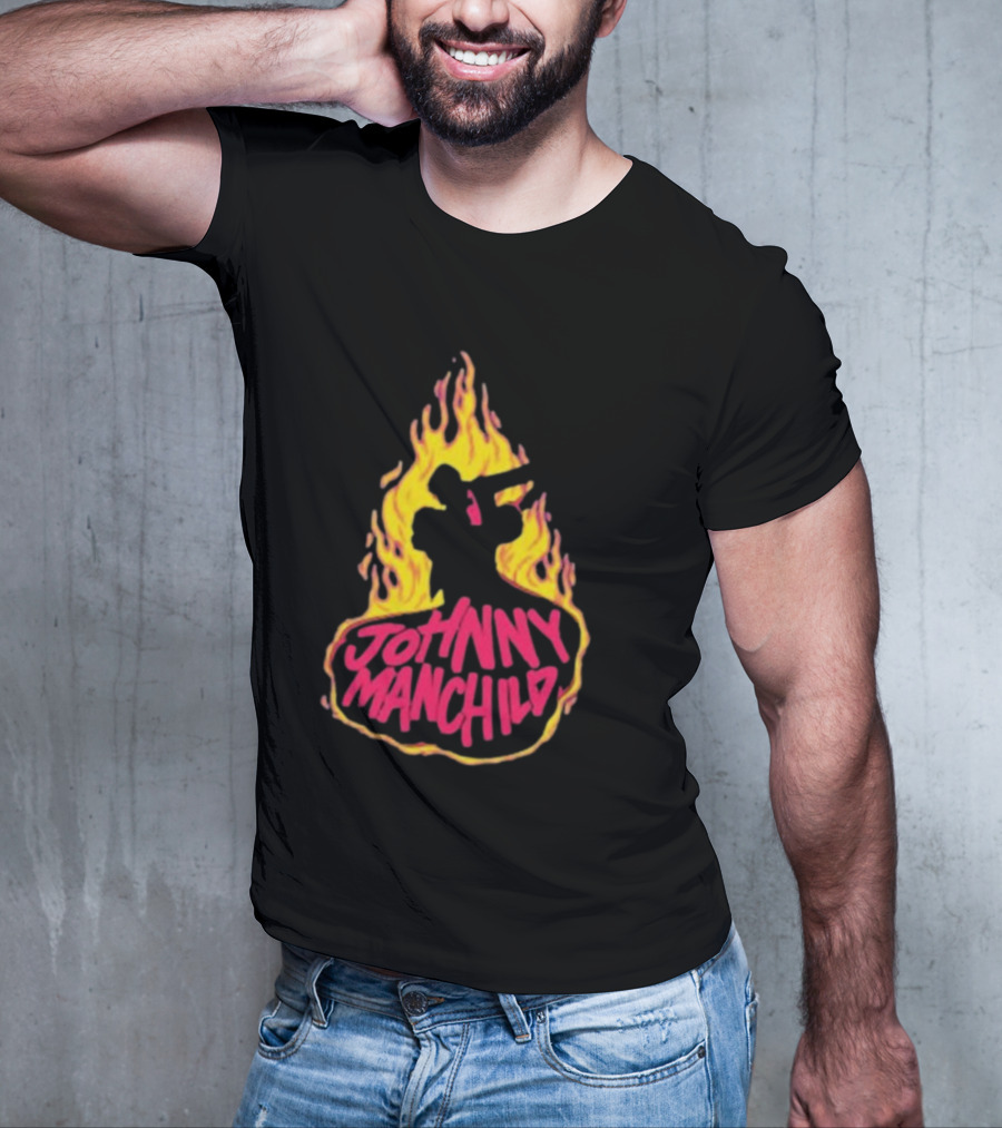 Johnny Manchild Fire Dance Silhouette Flame T-Shirt
