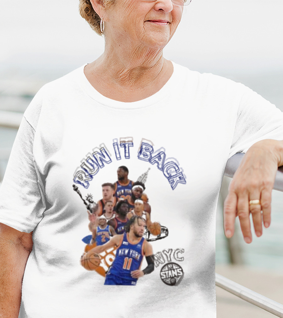 Knicks Run It Back NYC Stans Basketball Team Players T-Shirt