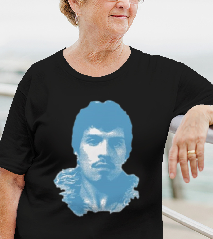 Omar Apollo God Said No Jumbo Blue T-Shirt