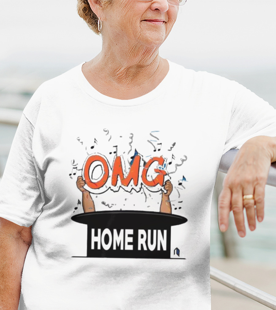 OMG Home Run From Magic Hat With Music Notes T-Shirt