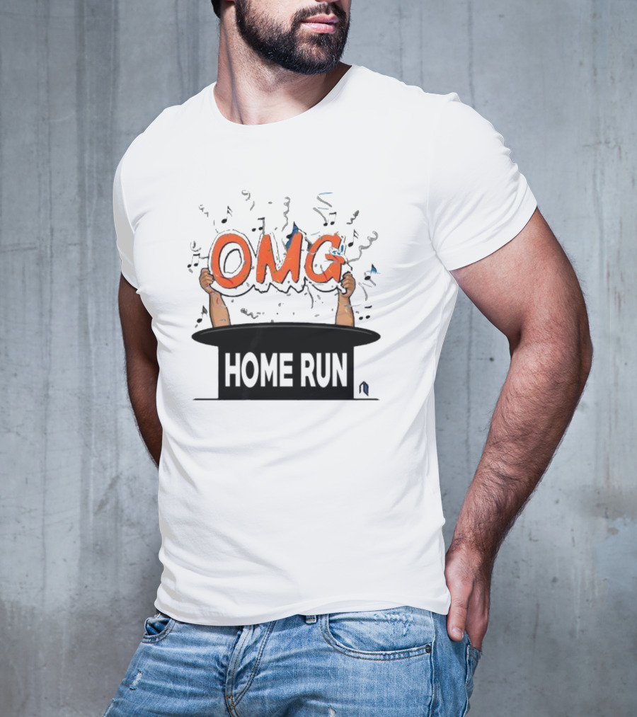 OMG Home Run From Magic Hat With Music Notes T-Shirt