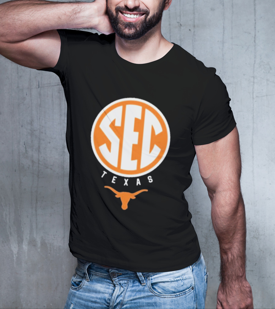 SEC Texas Longhorns Logo Texas Longhorn T-Shirt