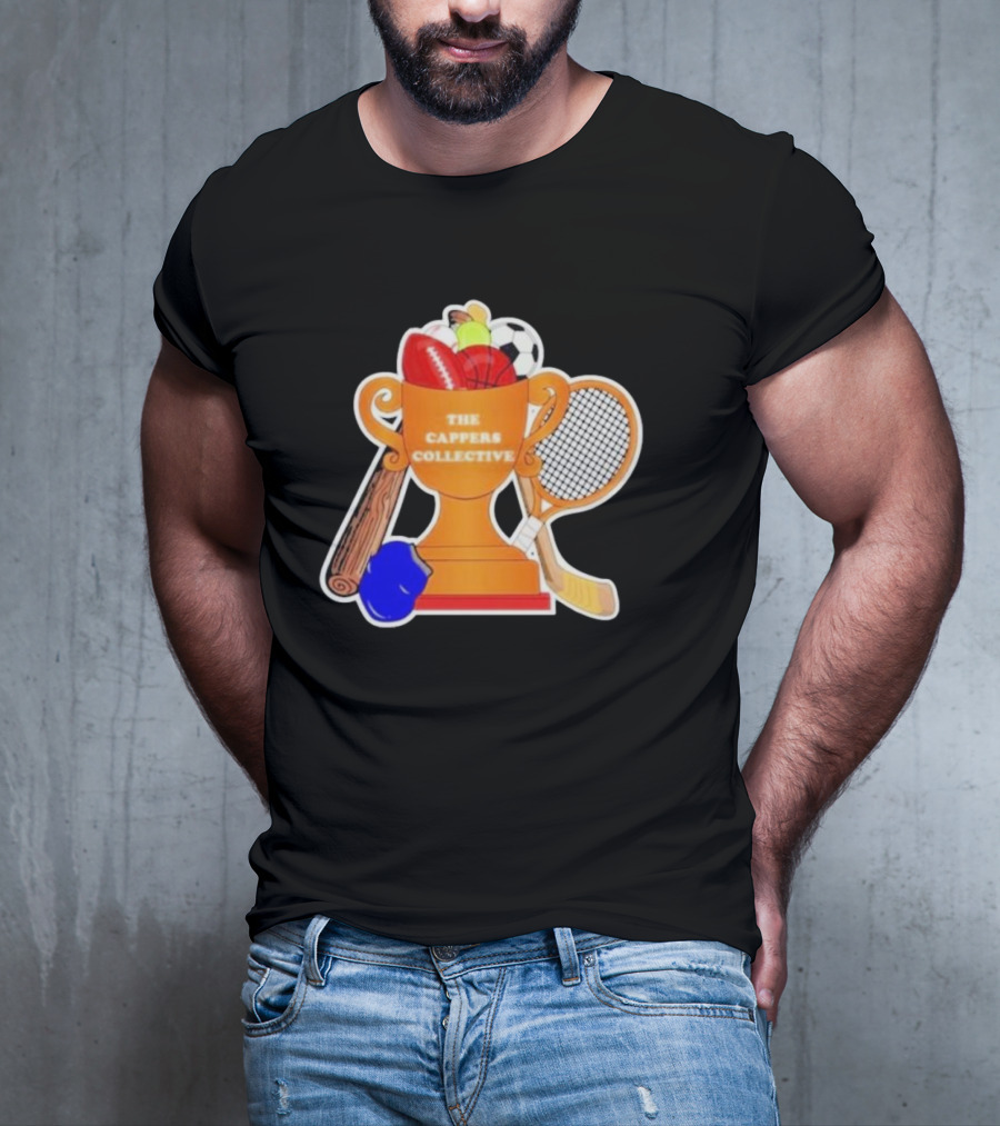 The Cappers Collective Trophy Sport Baseball Boxing Soccer Tennis Hockey Basketball T-Shirt