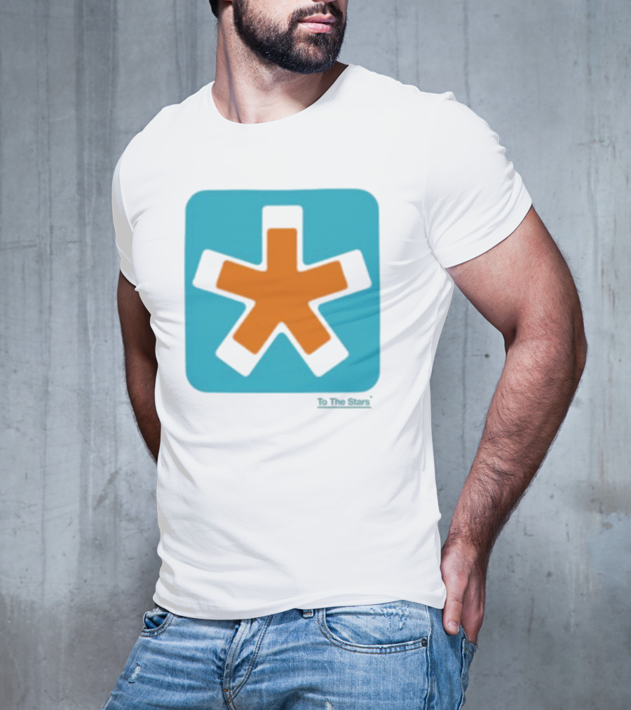 To The Stars Asterisk Icon Bold Colorful T-Shirt