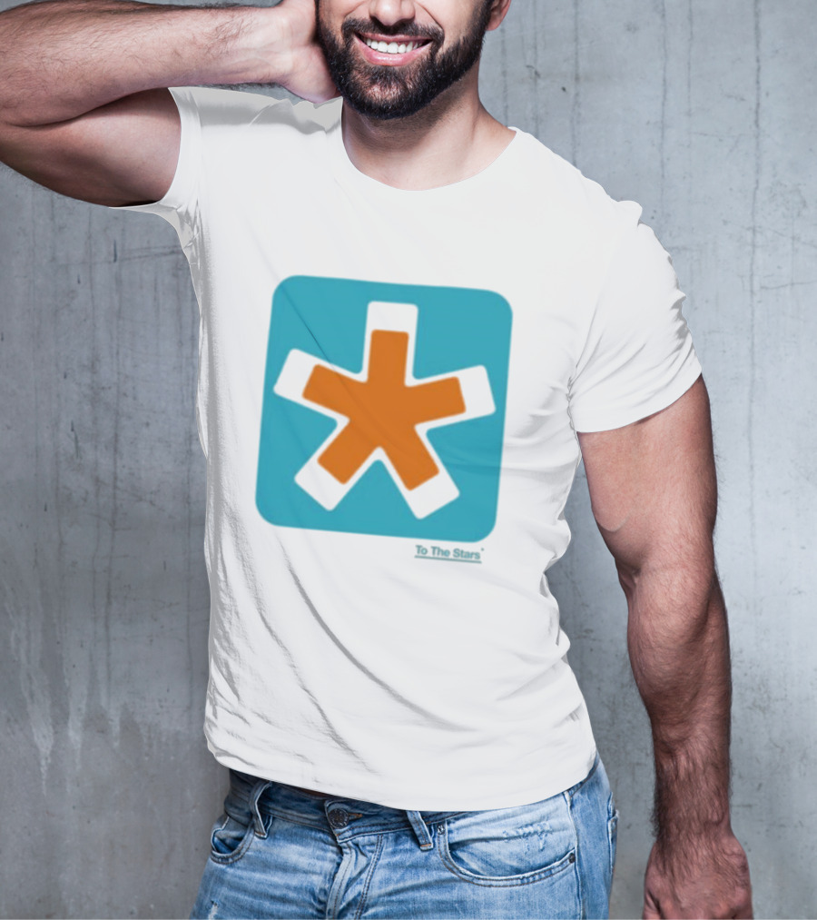 To The Stars Asterisk Icon Bold Colorful T-Shirt