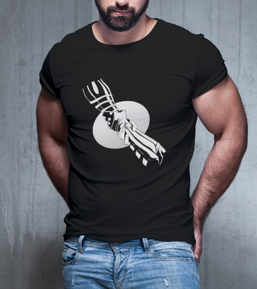 You’re Not Alone Holding Hands Black And White Version T-Shirt