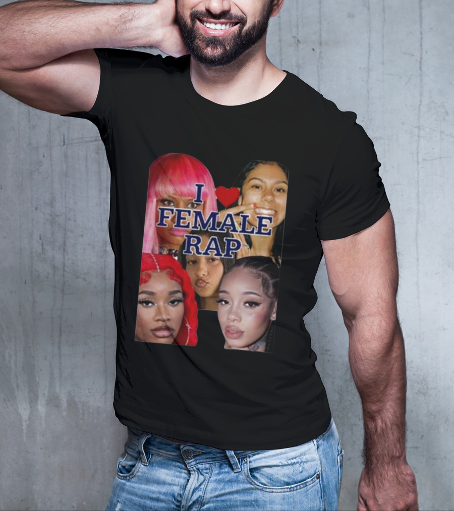 Nrth West Is My Spirit Animal I Love Female Rap Montage T-Shirt