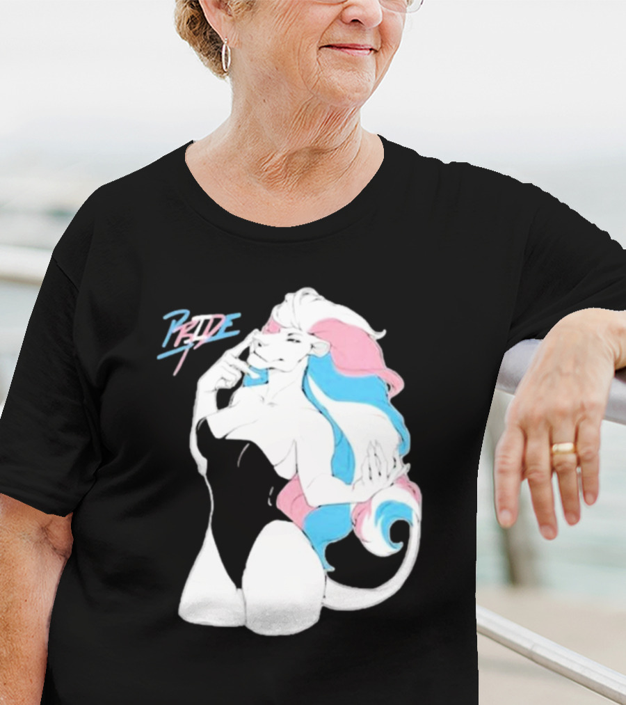 Pride Lioness Trans Flag Colors T-Shirt