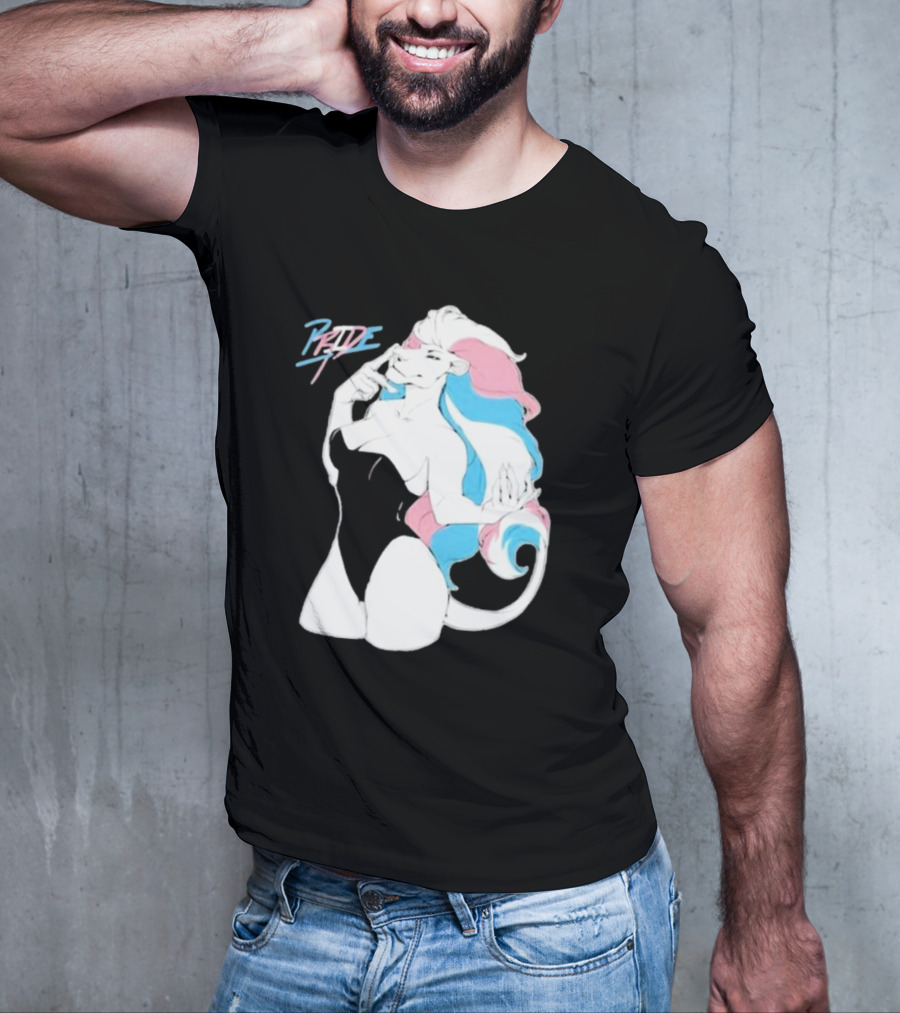 Pride Lioness Trans Flag Colors T-Shirt