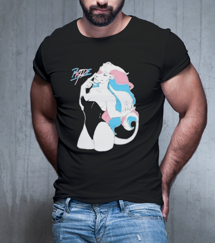 Pride Lioness Trans Flag Colors T-Shirt