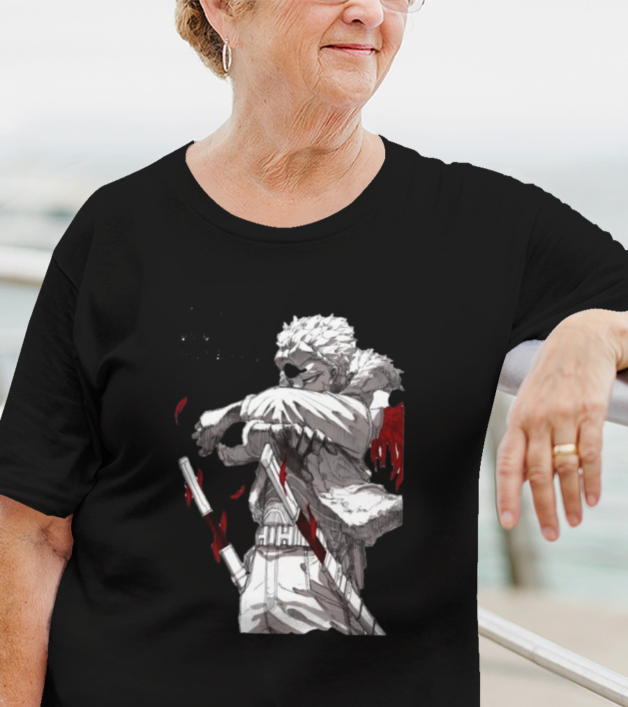 The My Hero Academia Anime Hawks With Swords And Japanese Text T-Shirt
