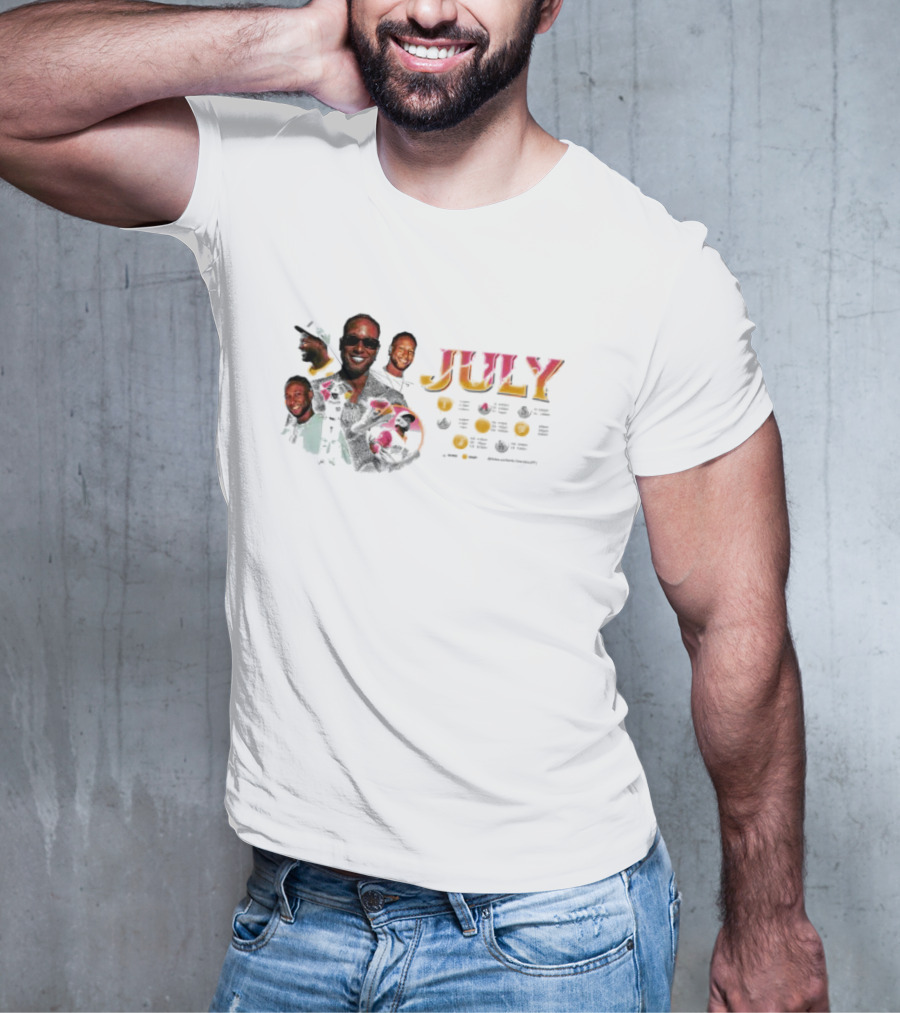 Jurickson Profar July Retro Vibe Baseball Personality T-Shirt