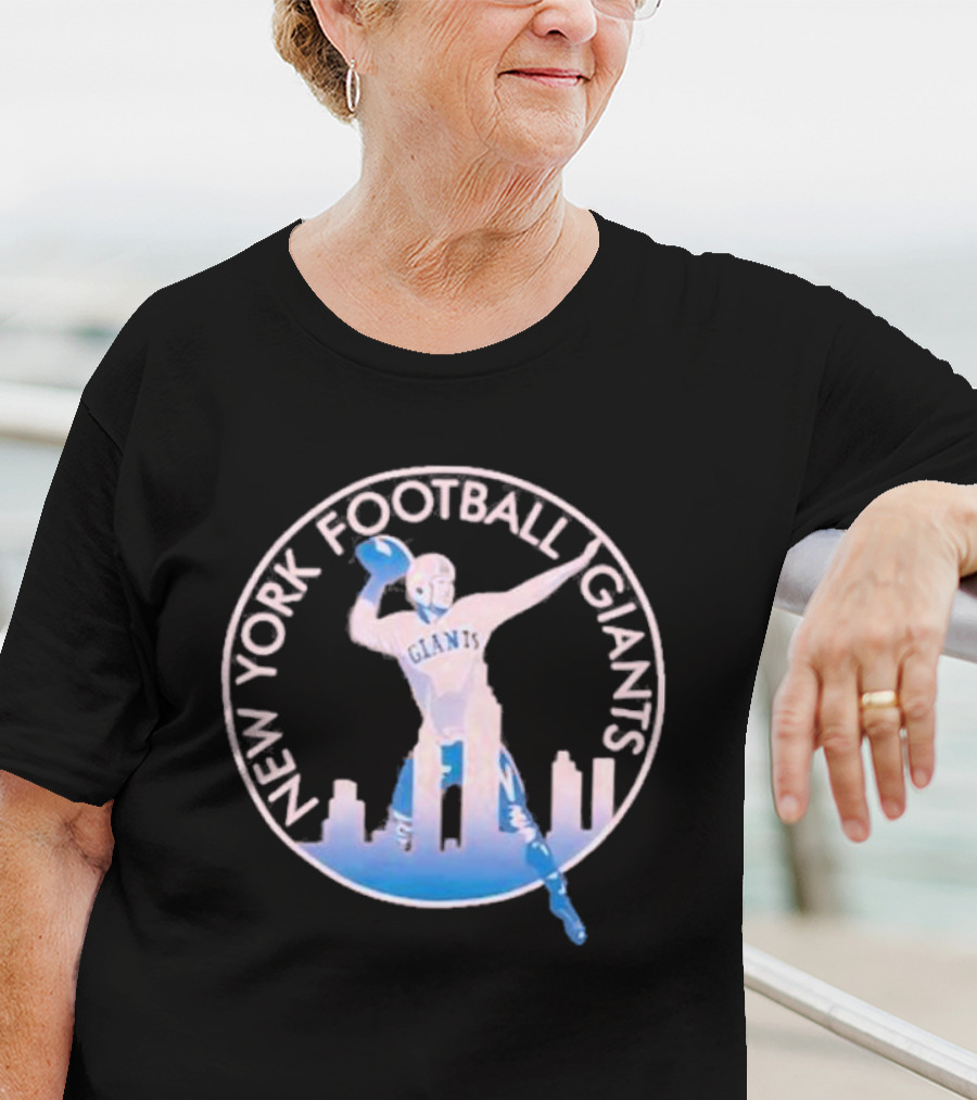 New York Football Giants Skyline Quarterback T-Shirt