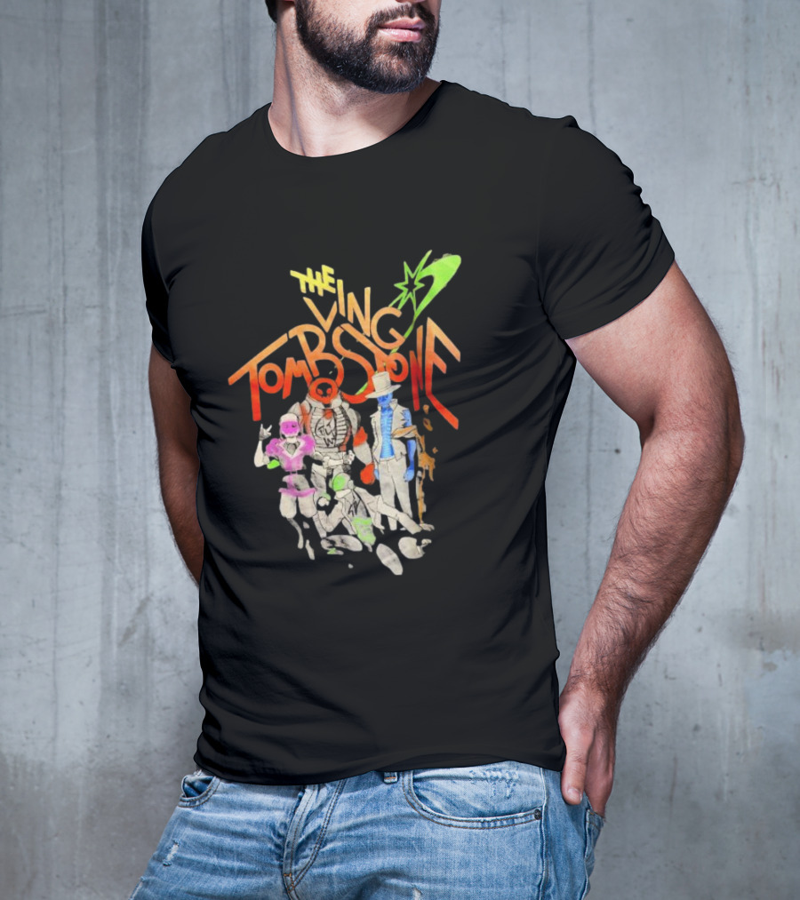 The Living Tombstone Characters And Logo With Colorful T-Shirt