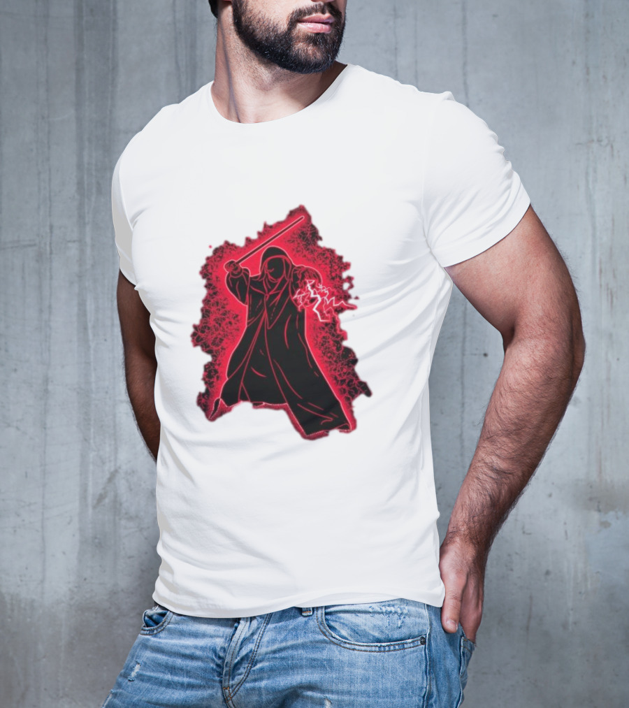Lord Senator Thunder Dark Force Power Lightsaber Lightning T-Shirt
