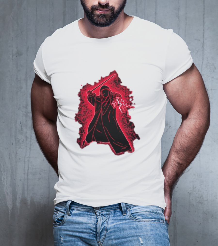 Lord Senator Thunder Dark Force Power Lightsaber Lightning T-Shirt