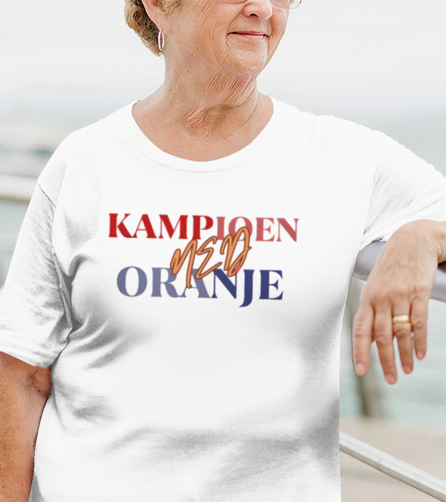 Kampioen Neder Oranje Pays-bas Champion T-Shirt